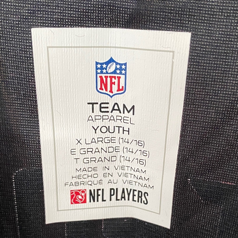 NFL Texans Black and Red Kids Jersey - Picture 4 of 13